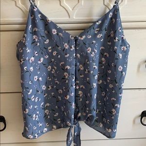 Floral tank top (worn once)
